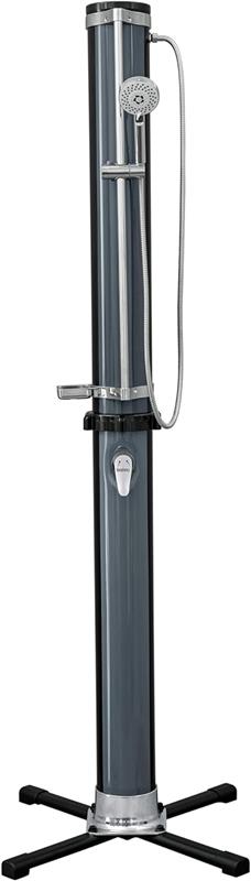 foto del prodotto bestway doccia solare cm.60x60x218 35l. con miscelatore,doccino regolabile serbatoio nero sfrutta il calore solare