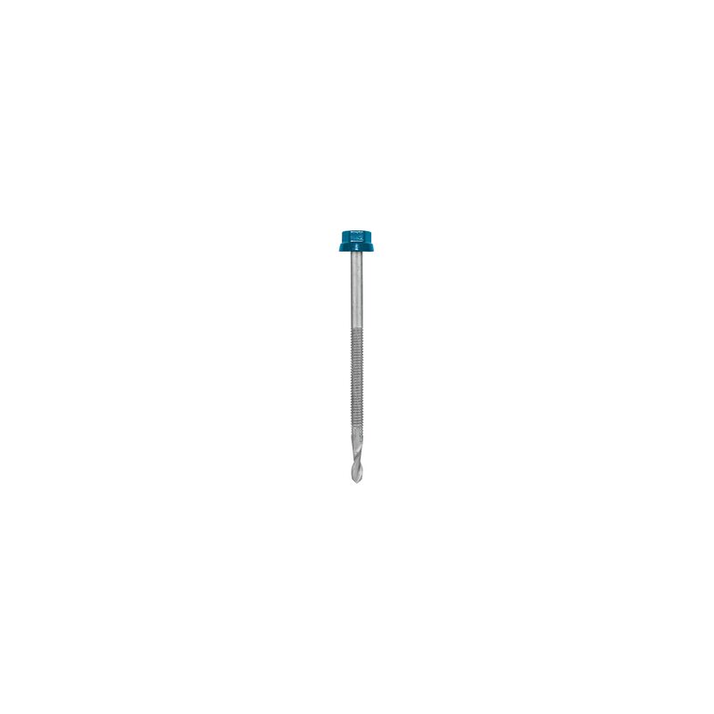 foto del prodotto bestway etanco vite autoperforante zacrospiral 6,3x90 mm testa esagonale 12 confezione da 100 ral 5008 551910008
