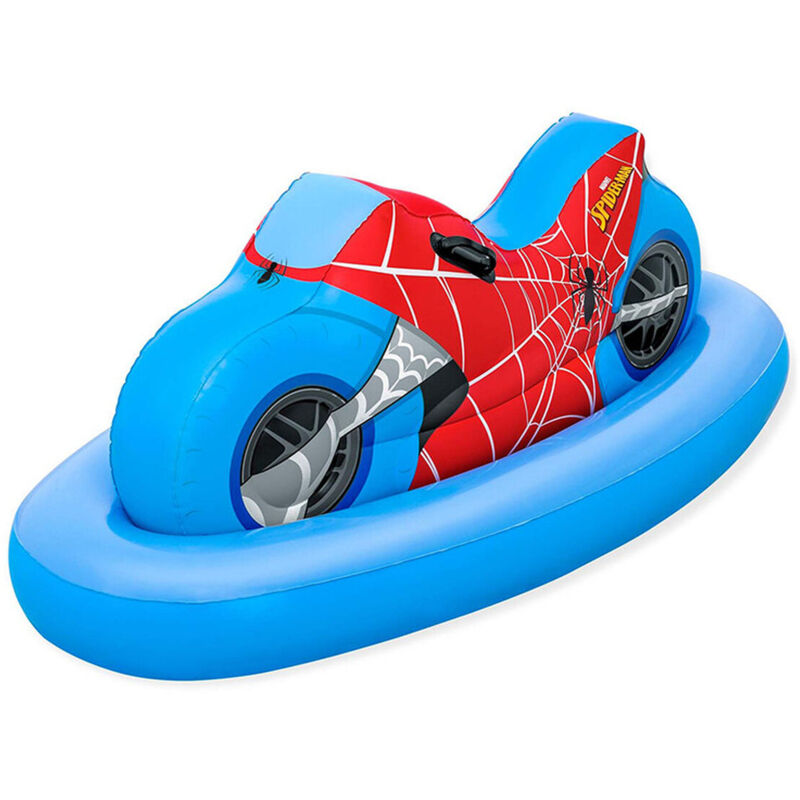 foto del prodotto bestway gonfiabile moto spiderman 170x84 cm +3 anni spiaggia e piscina 98794