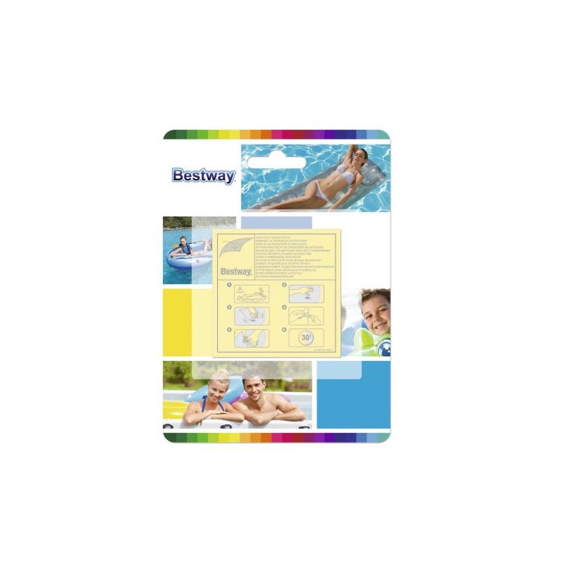 foto del prodotto bestway kit 10 toppe riparazione piscina heavy duty