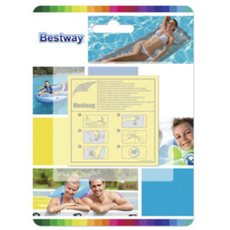 foto del prodotto bestway kit 10 toppe riparazione piscina heavy duty capaldo
