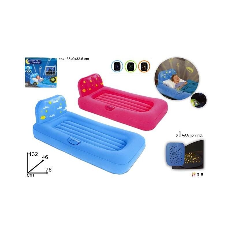 foto del prodotto bestway letto bimbo gonfiabile con proiettore stelle