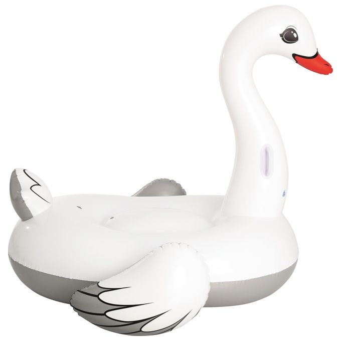 foto del prodotto bestway materassino cavalcabile gonfiabile cigno 196x174 cm 41111