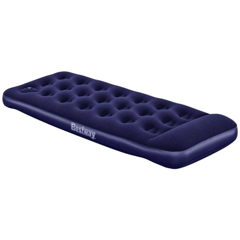 foto del prodotto bestway materasso gonfiabile singolo con pompa pedale blu