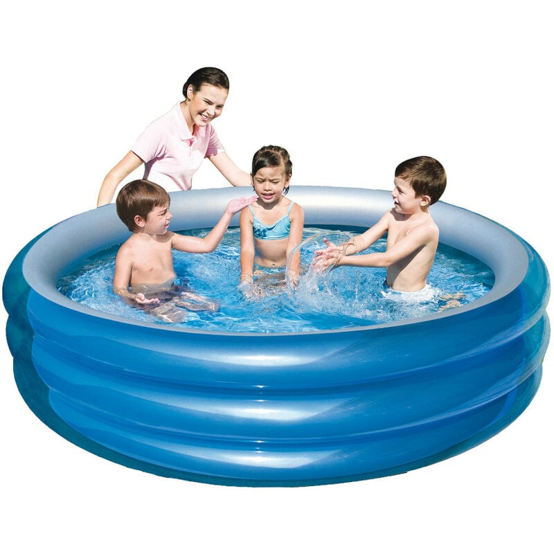 foto del prodotto bestway piscina 51043b gonfiabile tonda cm.201x53h. a 3 anelli