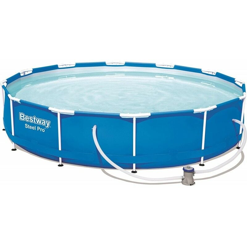 foto del prodotto bestway - piscina fuori terra 366x76 rotonda steel pro frame con pompa filtro a cartuccia