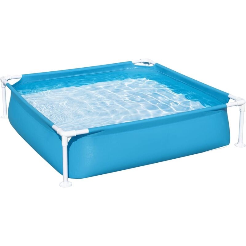 foto del prodotto bestway piscina fuori terra con struttura 122 x 122 x 30.5 cm capienza da 365 lt