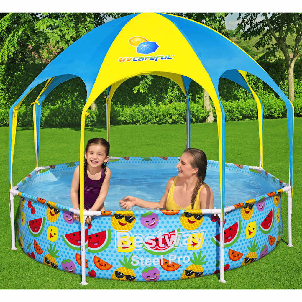 foto del prodotto bestway piscina fuori terra per bambini steel pro anti uv 244x51 cmcod mxl 93529