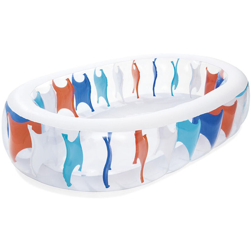 foto del prodotto bestway piscina gonfiabile ellittica 229x152x51 cm 6 anni giardino 54066