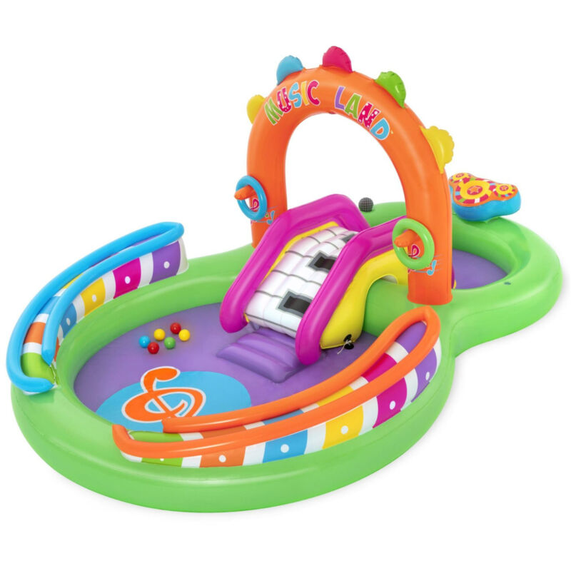 foto del prodotto bestway piscina gonfiabile parco giochi musicale 295x190x137 cm 2 anni giardino 53117