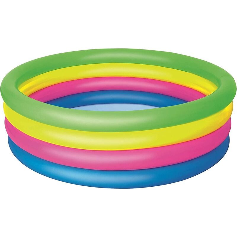 foto del prodotto bestway piscina per bambini a 4 anelli colorati, cm. 157x46