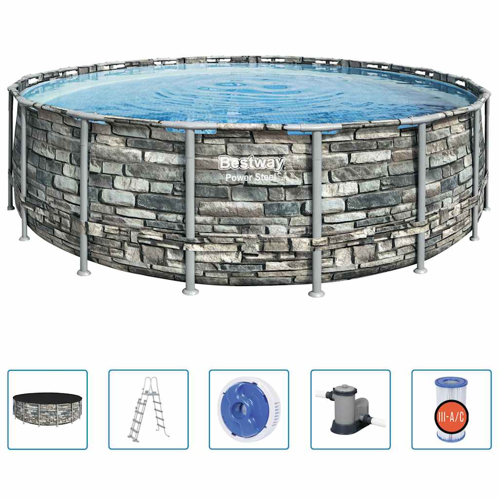 foto del prodotto bestway piscina power steel 549x132 cm cod mxl 17249