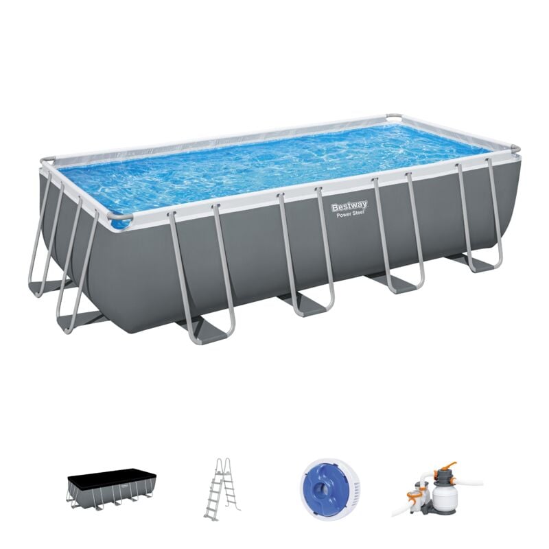foto del prodotto bestway piscina power steel bestway 549x274xh132 filtro a sabbia