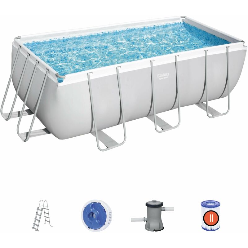 foto del prodotto bestway piscina power steel frame rettangolare 412x201x122 cm 56456