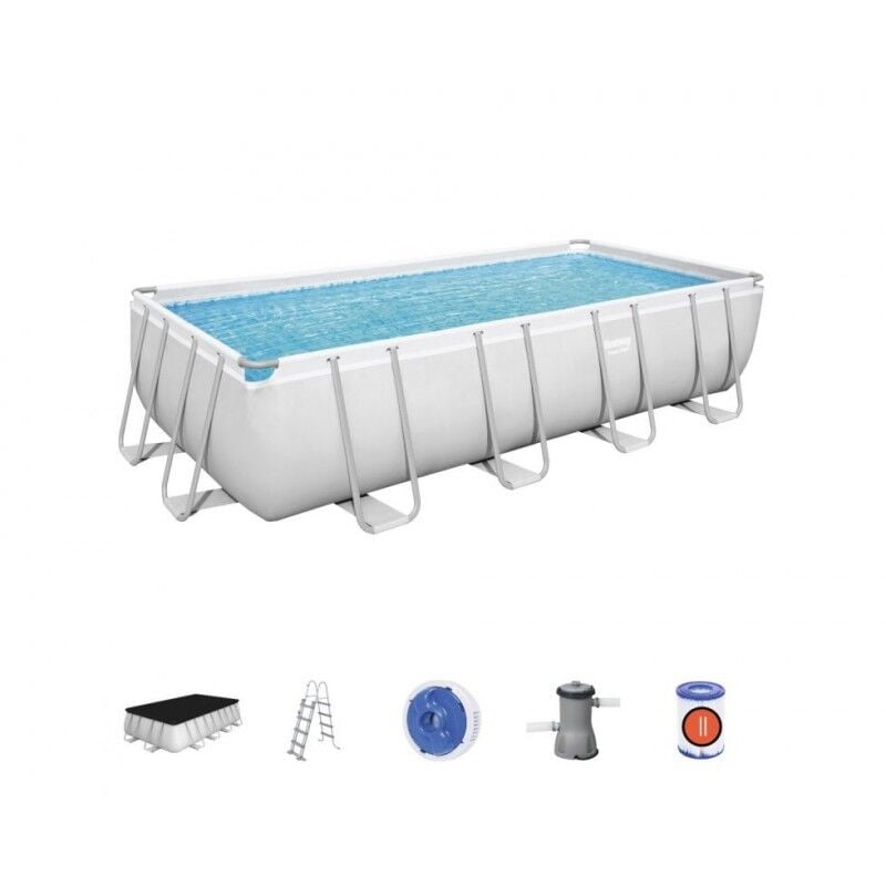 foto del prodotto bestway piscina power steel rettangolare cm 488x244x122h 56670