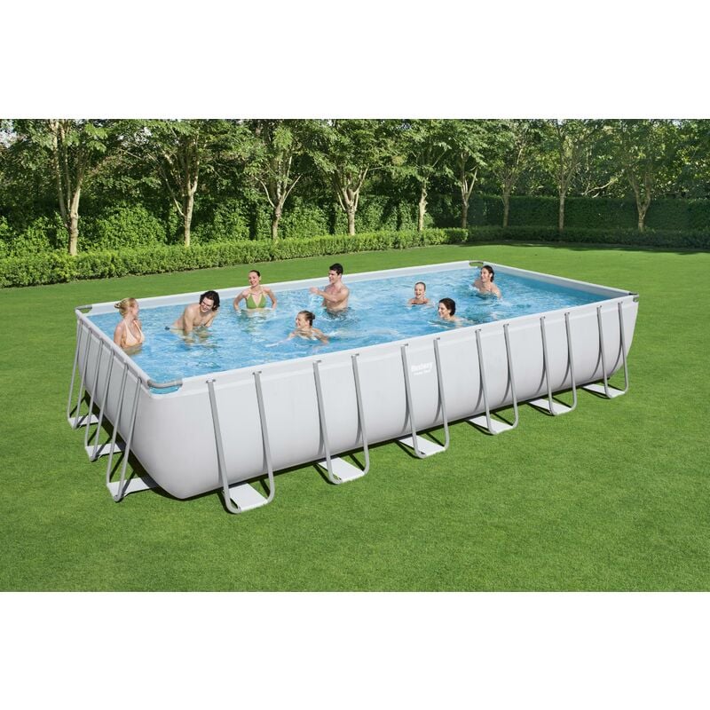 foto del prodotto bestway piscina rettangolare con struttura power steel frame 732x366x132 56475