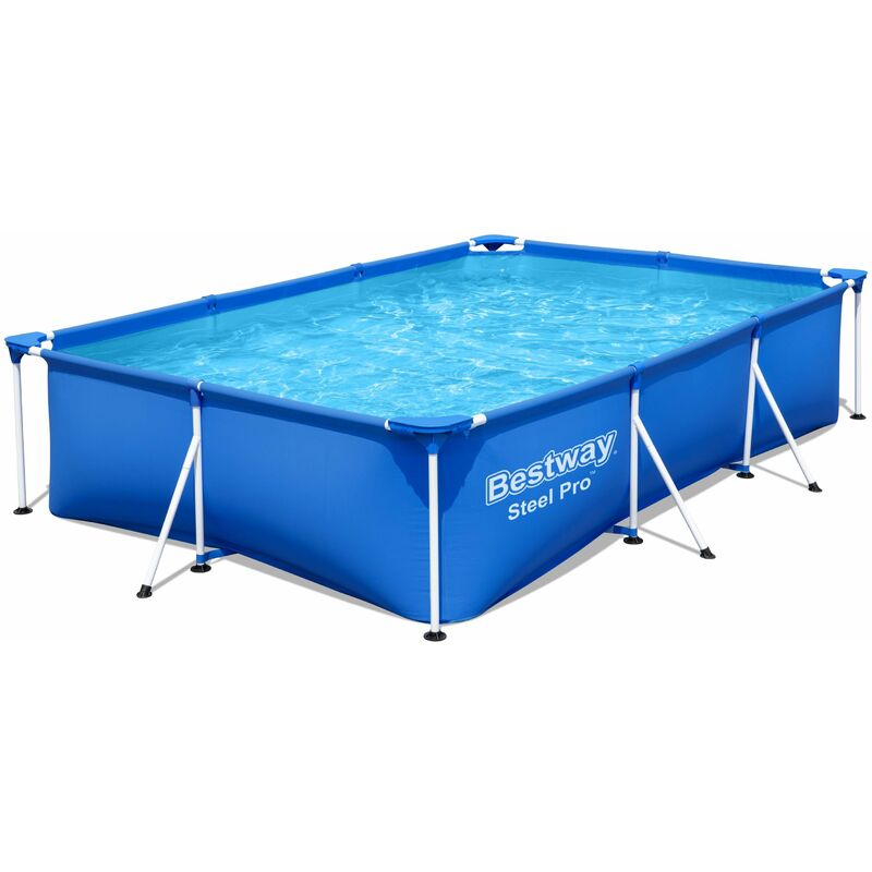 foto del prodotto bestway piscina rettangolare con struttura steel pro frame 300x201x66 56404