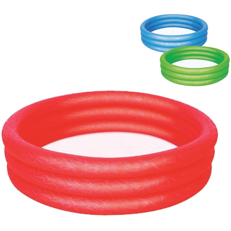 foto del prodotto bestway piscina tinta unita a 3 anelli 2 anni cm.122x25h. kg.0,750 lt.140 art.51025 