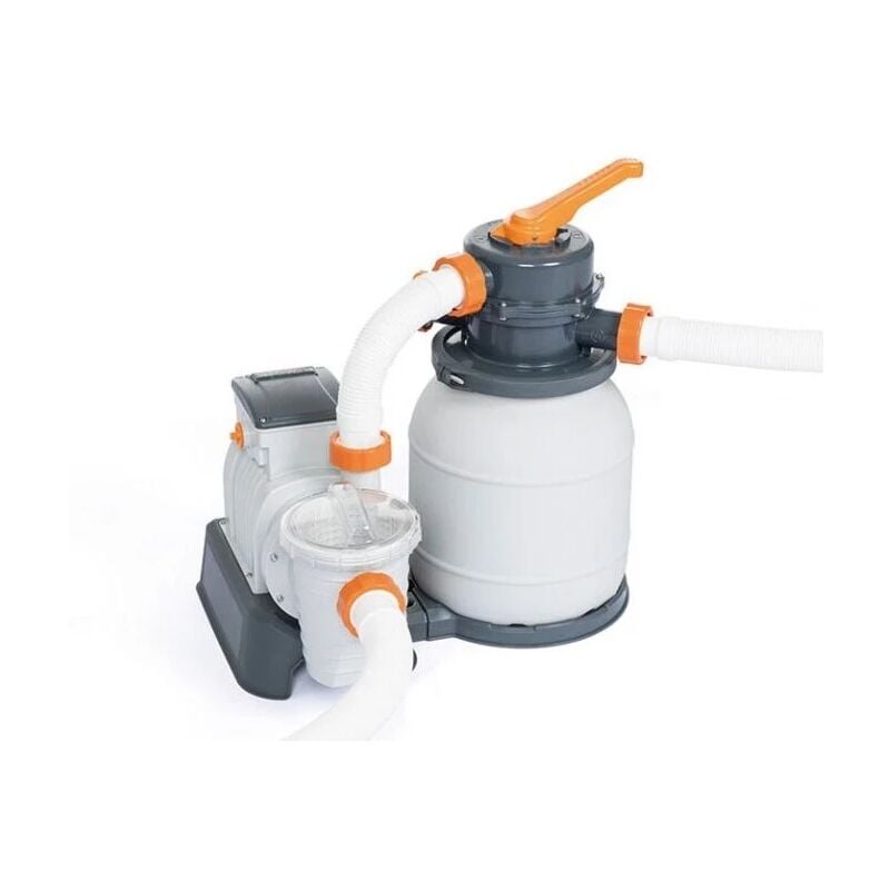 foto del prodotto bestway pompa di filtraggio a sabbia flowclear per piscine da 5.678 litri ora cod. 58497