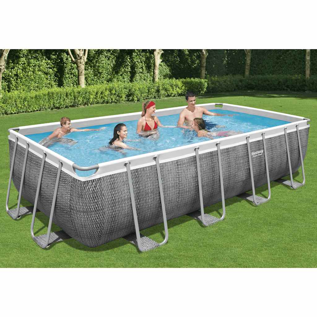 foto del prodotto bestway power steel set piscina rettangolare 549x274x122 cm cod mxl 25831