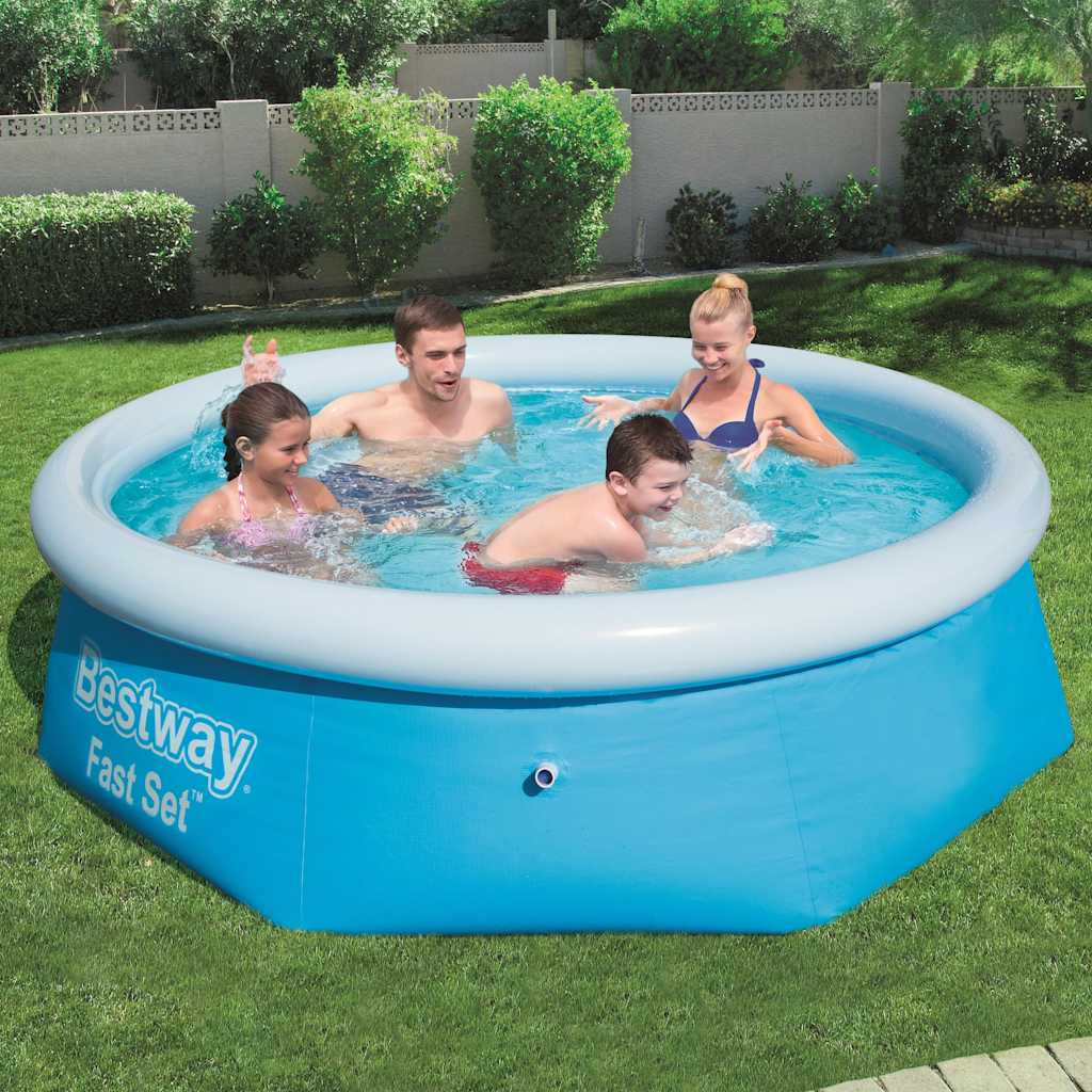 foto del prodotto bestway set per piscina gonfiabile fast rotonda 244x66 cm 57265 cod mxl 22726