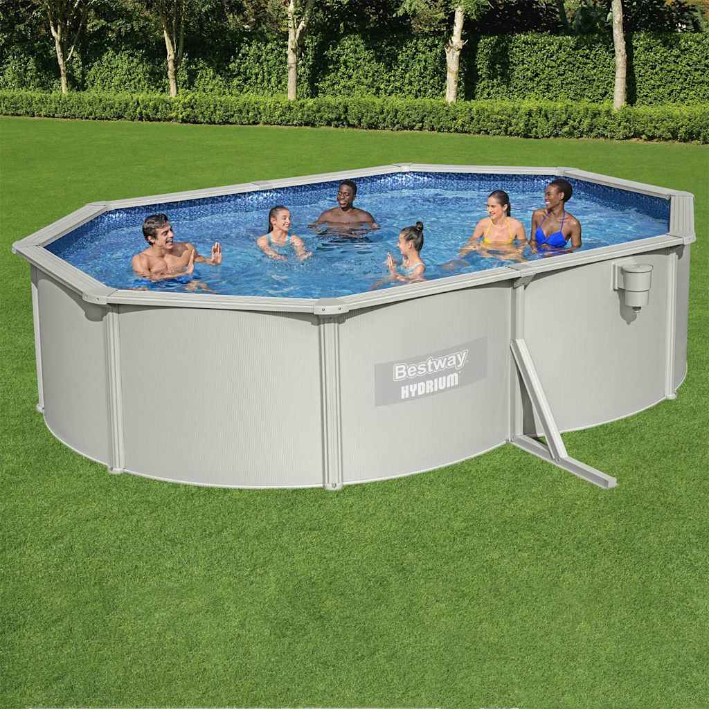 foto del prodotto bestway set piscina hydrium 500x360x120 cmcod mxl 69519