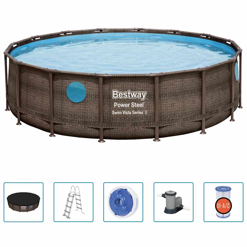 foto del prodotto bestway set piscina power steel 488x122 cm cod mxl 25494
