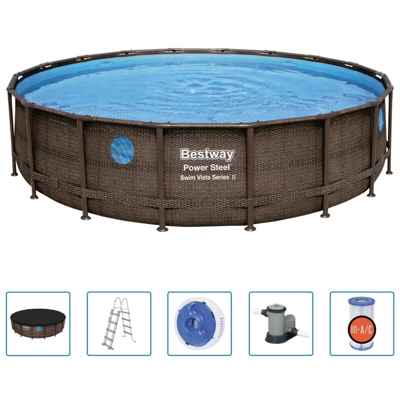 foto del prodotto bestway set piscina power steel 549x122 cm