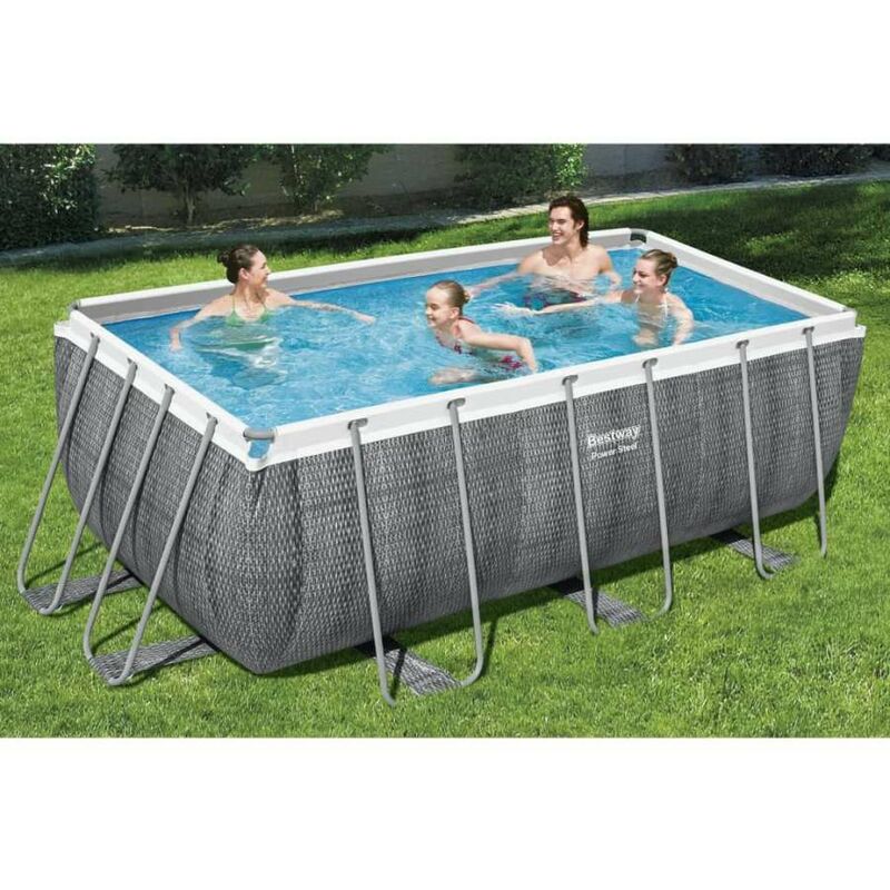 foto del prodotto bestway set piscina power steel rettangolare 412x201x122 cm