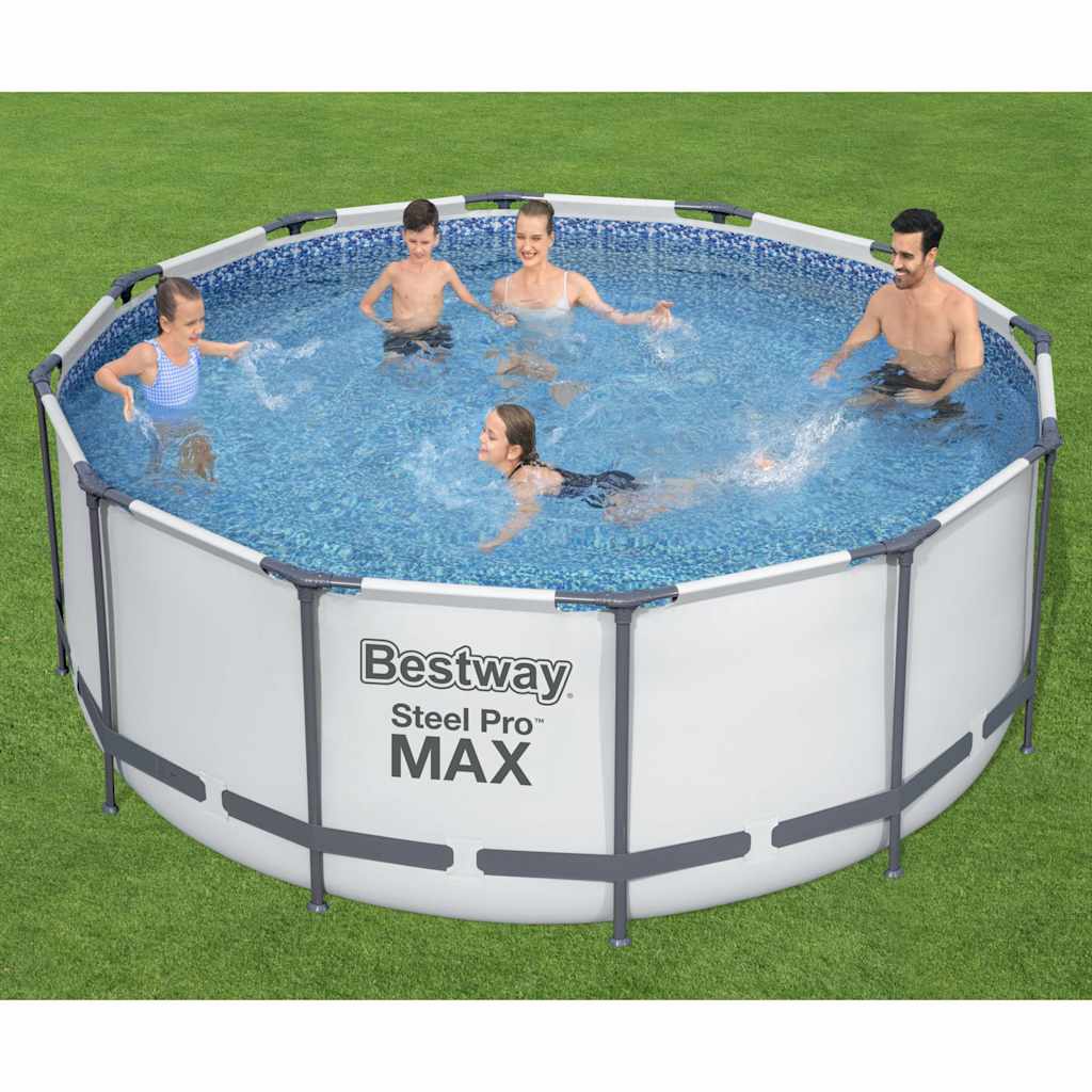 foto del prodotto bestway set piscina steel pro max rotonda 366x122 cm