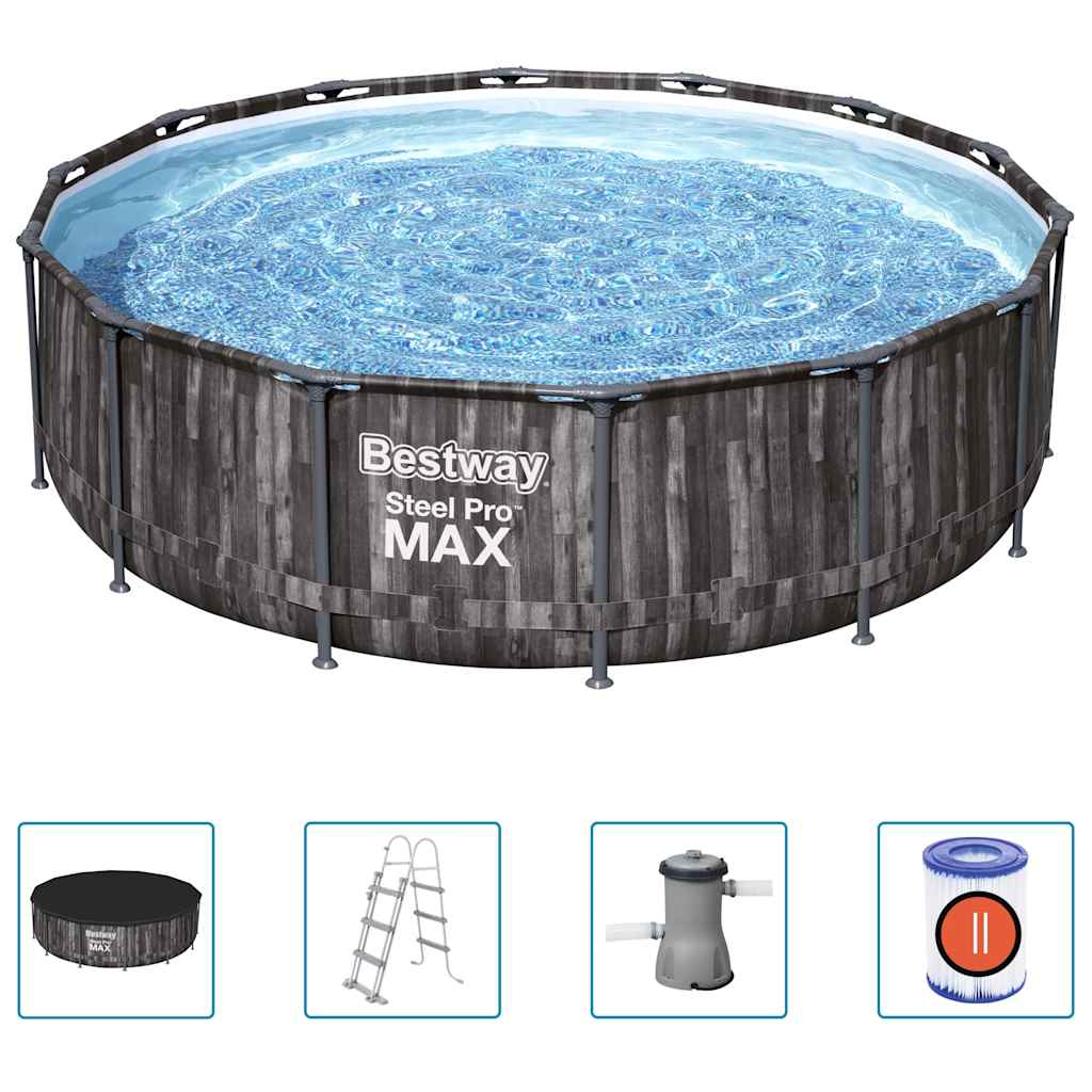 foto del prodotto bestway set piscina steel pro max rotonda 427x107 cm