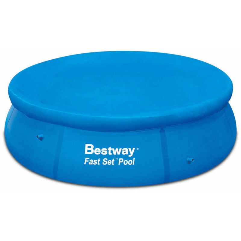 foto del prodotto bestway telo copripiscina copertura x piscina rotonda ad anello tonda d244 58032
