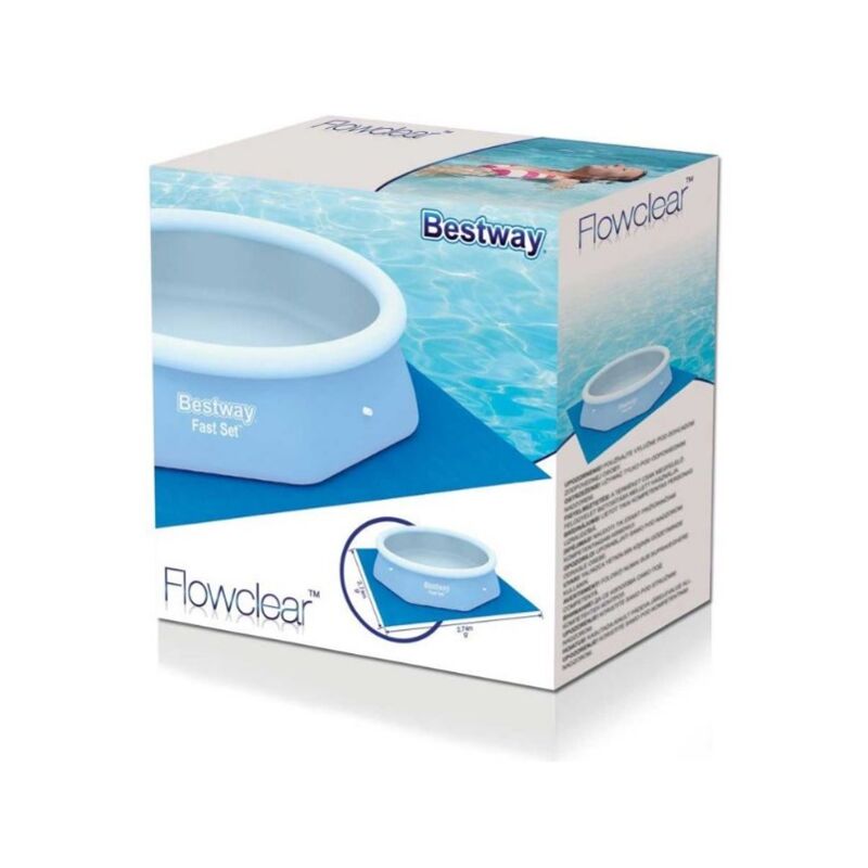 foto del prodotto bestway telo di protezione per piscina flowclear 274x 274 cm