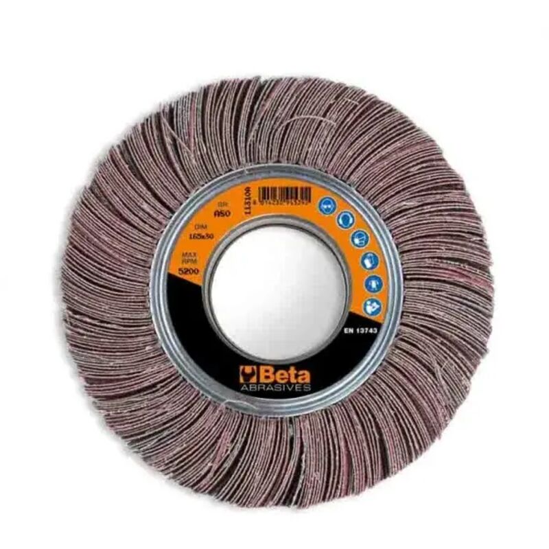 foto del prodotto beta 11310c ruota lamellare con foro al corindone 200 x 30 mm 80