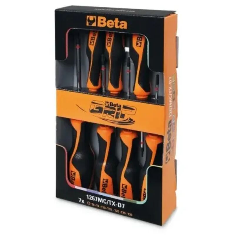 foto del prodotto beta - 1267mc tx-d7 serie cacciavite multicolor per viti torx 7 pz.
