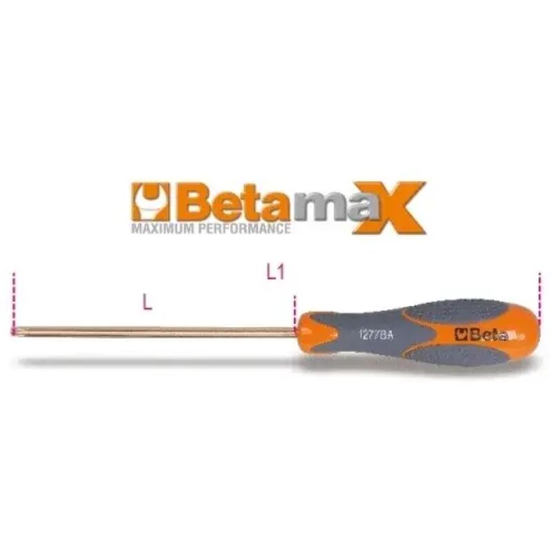 foto del prodotto beta 1277ba cacciavite antiscintilla con impronta torx t10