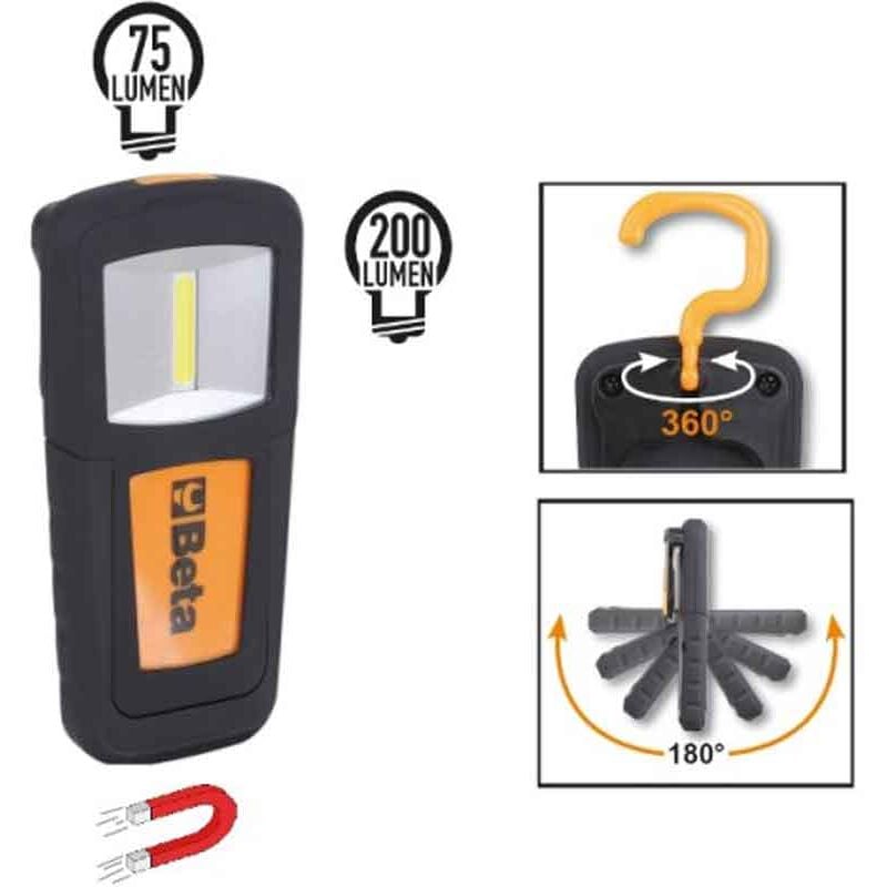 foto del prodotto beta 1838cob lampada ricaricabile compatta con led ad altissima luminosit 