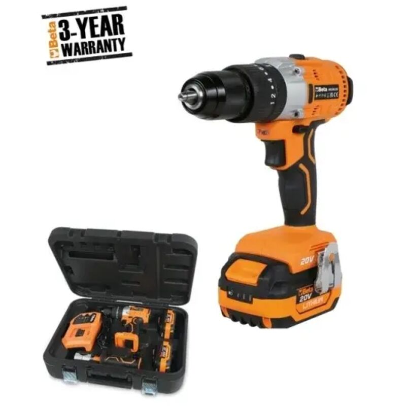 foto del prodotto beta 1972 k20v-13bmc trapano avvitatore a percussione brushless a batteria 20 v