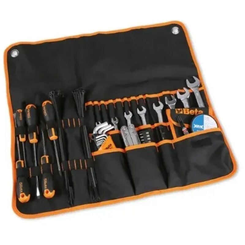 foto del prodotto beta 2002 b27 sbk assortimento utensili per moto riparazione in busta 27 pz.
