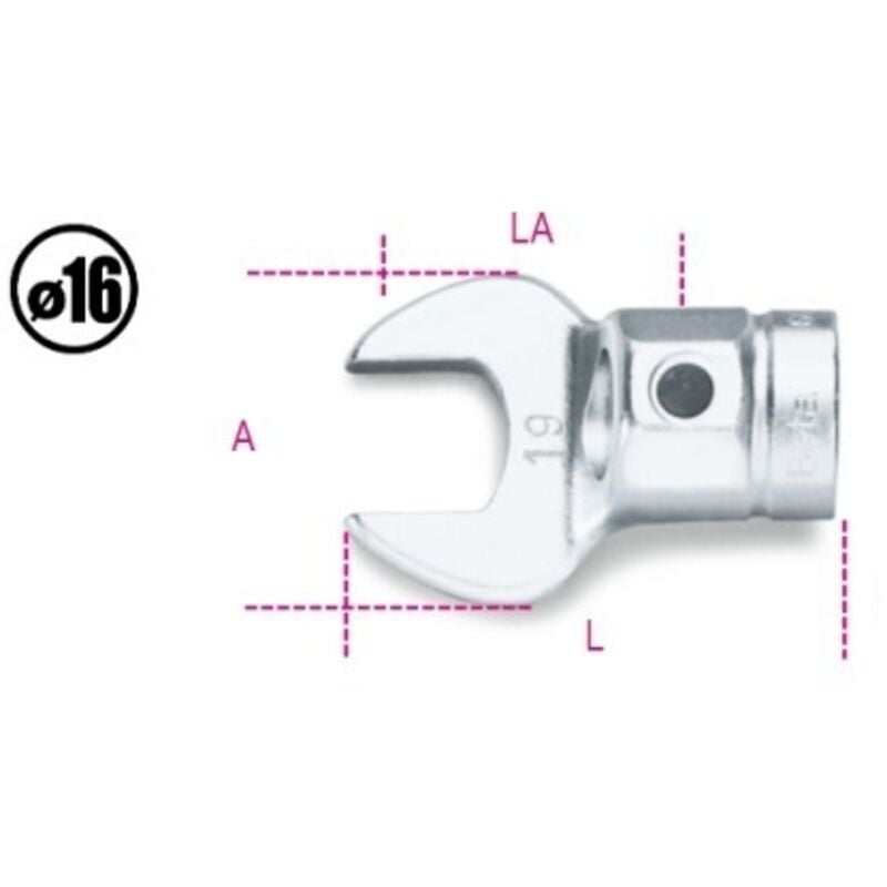 foto del prodotto beta 642 17 1 chiave a forchetta per barre dinamometriche 17mm