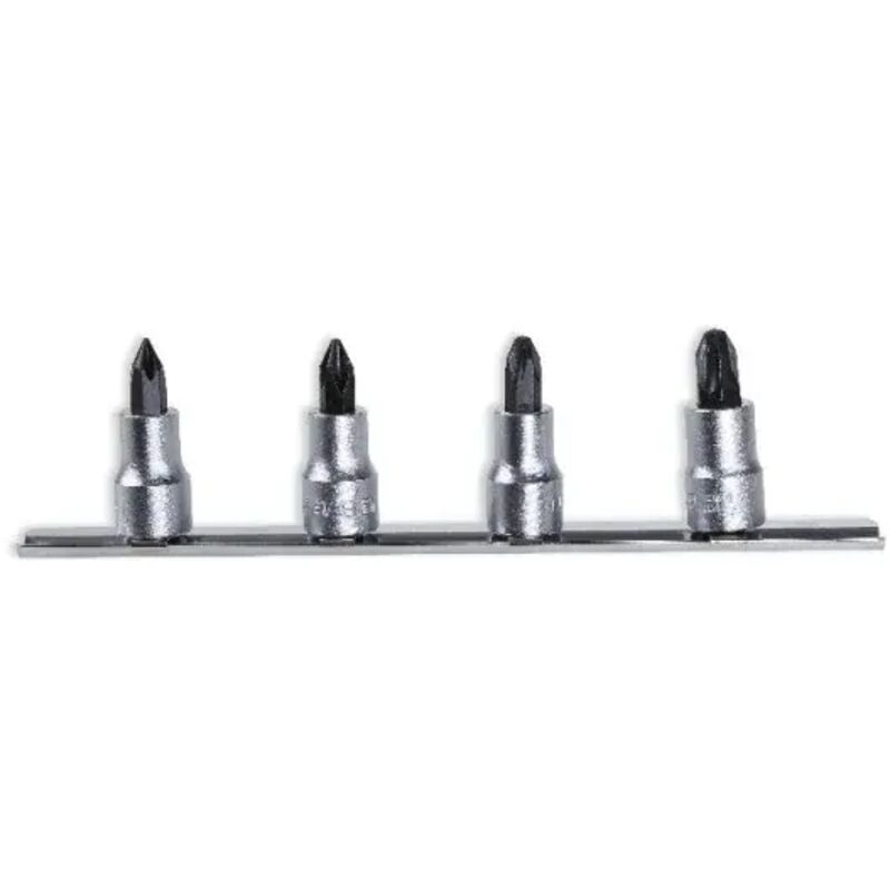 foto del prodotto beta 910ph sb4 set bussole a giravite phillips 3 8 cromate 4 pz.