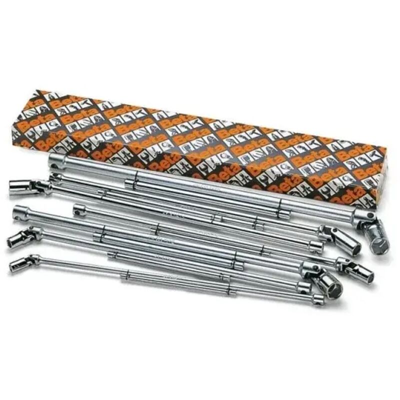 foto del prodotto beta 952 s10 serie chiavi a t snodate con bussola esagonale 10 pz.