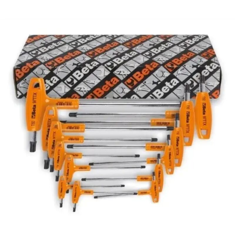 foto del prodotto beta 97ttx s8 serie chiavi maschio torx con impugnatura 8 pz.
