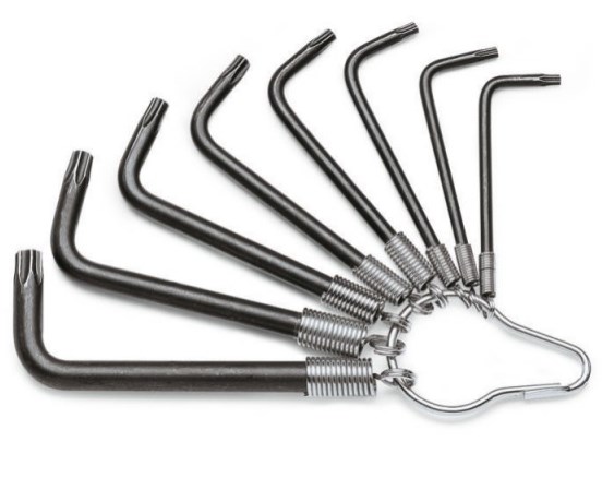foto del prodotto beta art.97tx st8 chiavi torx in serie 8pz.