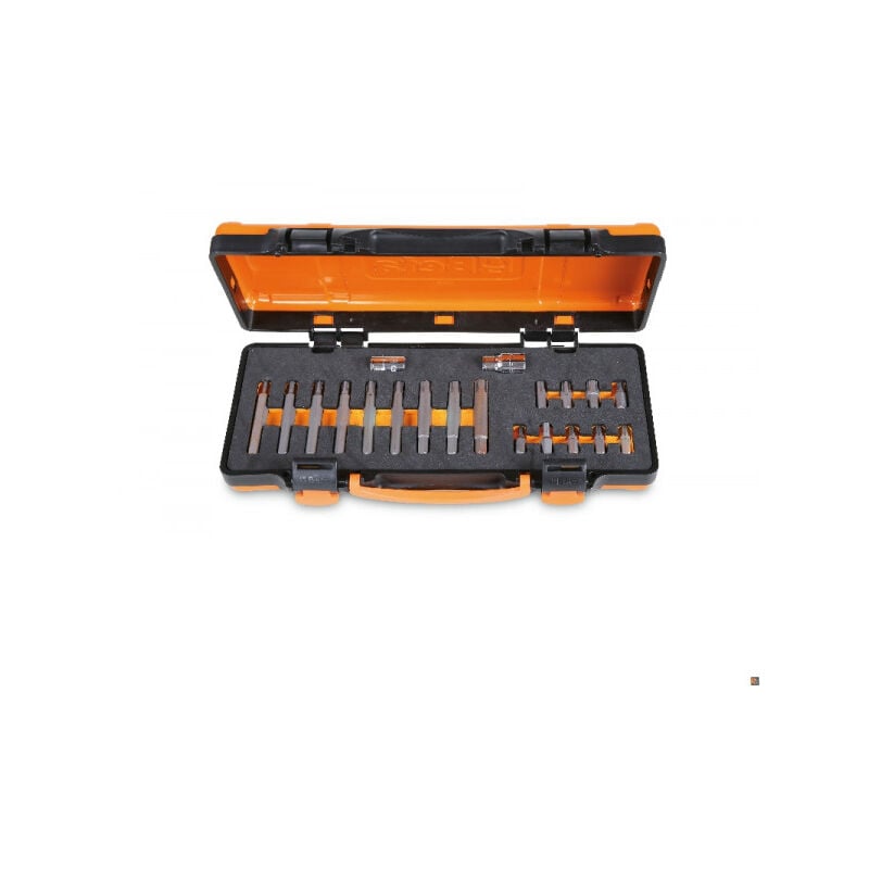 foto del prodotto beta assortimento 18 inserti ribe attacco da 10mm con 2 adattatori 867 c20