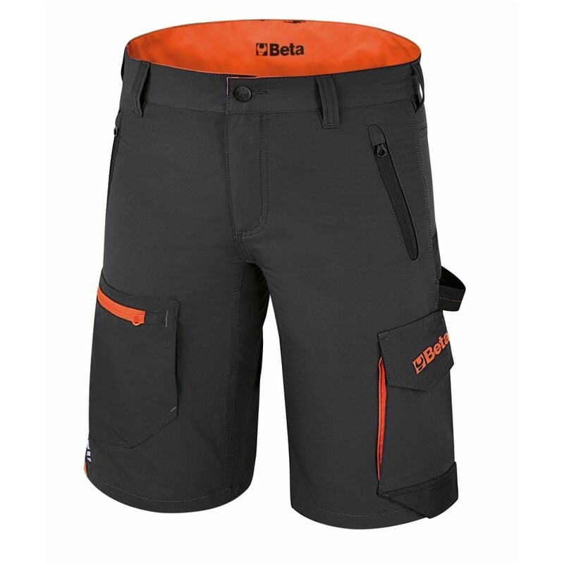 foto del prodotto beta bermuda da lavoro nylon grey stretch 140gr light taglia xs art.7661g