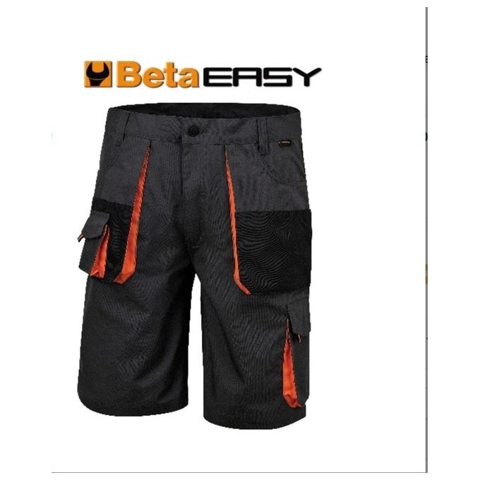 foto del prodotto beta bermuda easy twill 180gr grigio taglia xxxxl per abbigliamento da lavoro e antinfortunistica