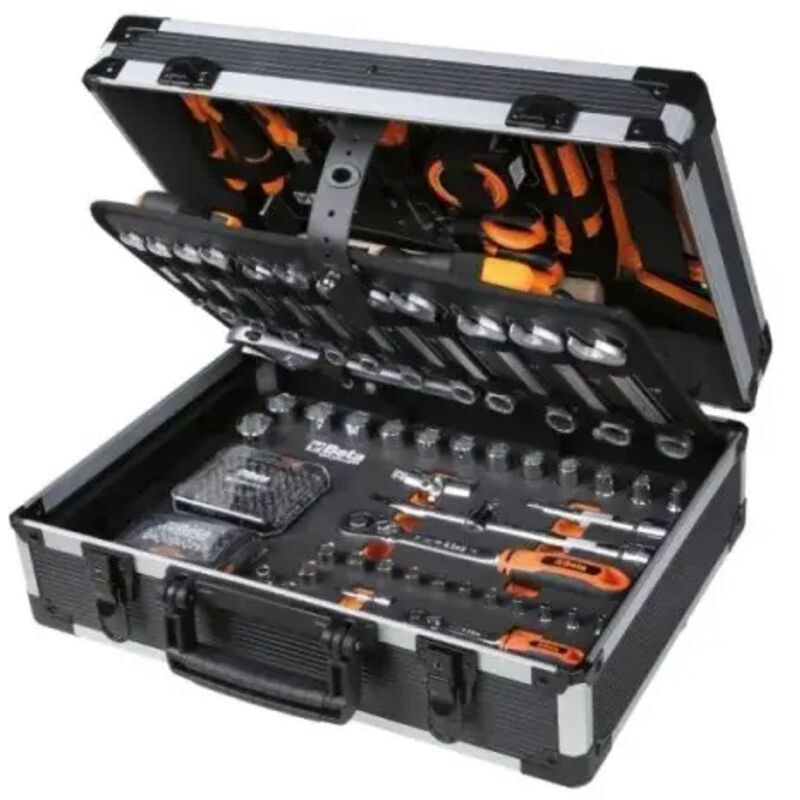 foto del prodotto beta bw 2056e valigia portautensili con assortimento 163 pz.