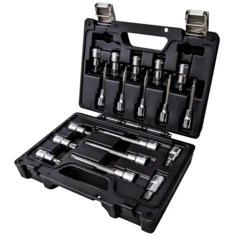 foto del prodotto beta bw 923e tx c18 cassetta con assortimento bussole maschio torx 18 pz.