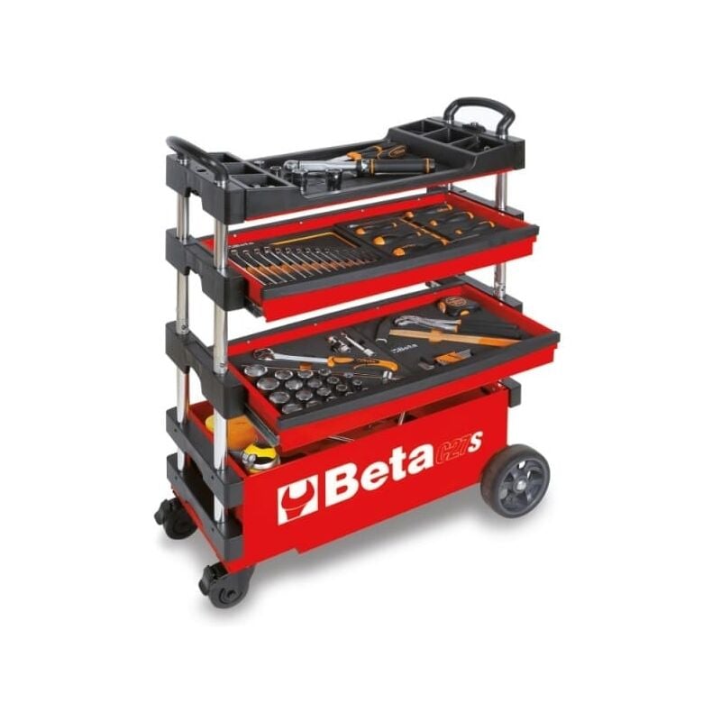 foto del prodotto beta c27s carrello industry richiudibile rosso